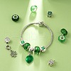 36Pcs Irish Ireland Green Clover Large Hole Beads Sets DIY-LS0001-87-6