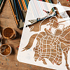 PET Hollow Out Drawing Painting Stencils DIY-WH0391-0542-3