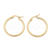 Ion Plating(IP) 304 Stainless Steel Hoop Earrings EJEW-N0016-11G-D-2