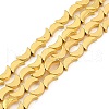 Electroplated Synthetic Non-magnetic Hematite Beads Strands X-G-C156-03G-1