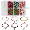 SUNNYCLUE DIY Christmas Bracelet Making Kit DIY-SC0021-66-1