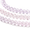 Transparent Painted Glass Beads Strands DGLA-A034-T3mm-A05-4