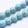 Natural Howlite Beads Strands X-G-K244-02-4mm-01-1