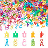 Opaque Acrylic Pendants and Plastic Pendants Set SACR-TA0001-05-1
