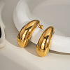 Stainless Steel Teardrop Stud Earrings SF4071-1-1