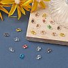 Czech Lampwork Beads/Gold Inlay Color LAMP-YW0001-09-6
