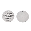 Non-Tarnish 201 Stainless Steel Pendants STAS-T064-38P-1-1