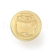 Wax Seal Brass Stamp Head AJEW-G056-01B-2