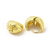 Rack Plating Brass Chubby Hoop Earrings for Women EJEW-H091-40G-2