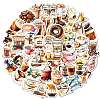 50Pcs Cartoon Coffee Paper Sticker STIC-C012-20-1