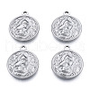 Non-Tarnish 201 Stainless Steel Pendants STAS-N098-200P-2