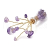 Natural Mixed Gemstone Chips Tree of Life Decorations AJEW-JD00013-5