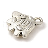 Tibetan Style Alloy Charms TIBEP-L021-18AS-2