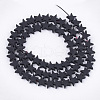 Spray Painted Non-magnetic Synthetic Hematite Beads Strands G-T116-21-17-2