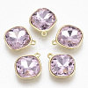 Golden Plated Alloy Pendants PALLOY-N154-03D-1