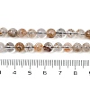 Natural Black Gold Rutilated Quartz Beads Strands G-H093-B03-6mm-5