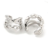 Brass Cuff Earrings EJEW-C104-153P-2