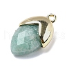 Natural Amazonite Pendants G-U019-03A-02-2