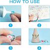 SUPERFINDINGS 64Pcs 4 Colors Adjustable Brass Pad Ring Base Findings KK-FH0004-57-4