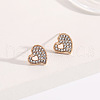 Alloy Crystal Rhinestone Pendant Necklace & Stud Earring & Ring & Cuff Bangle Sets FS-WG56C82-02-3