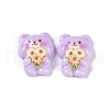 Cartoon Bear Opaque Resin Decoden Cabochons CRES-I031-02-1