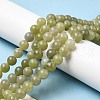 Natural Green Jade Beads Strands G-K340-A02-01-2