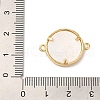 Rack Plating Brass Micro Pave Clear Cubic Zirconia Spanish Faith Cross Connector Charms X-KK-L220-003G-03-3