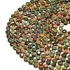Natural Picasso Stone/Polychrome Jasper Beads Strands G-C116-A84-02-3