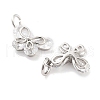 Brass Micro Pave Cubic Zirconia Pendants KK-P271-03P-A-2