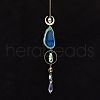 Natural Agate Piece Hanging Ornaments PW-WG29125-07-1