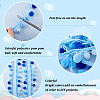   6.5 Yards Gradient Color Polyester Pom Pom Ball Fringe Lace Trims SRIB-PH0001-41-4