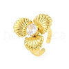 304 Stainless Steel Open Cuff Finger Rings for Women STAS-Z111-05G-5
