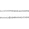 Tarnish Resistant 304 Stainless Steel Cable Chains CHS-S006-JA607-2-3