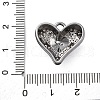 Gothic Rack Plating Alloy Pendants PALLOY-V002-15B-03-3