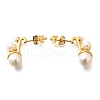 304 Stainless Steel Stud Earrings EJEW-A123-01A-G-2
