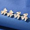 Mother's Day Jewellery Natural Pearl Ear Studs EJEW-L099-04S-1