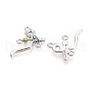 Alloy Rhinestone Chandelier Component Links PALLOY-T090-45P-2