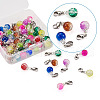 Baking Painted Crackle Glass Pendants HJEW-TA0001-03P-4