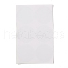Flat Round Blank Wipe-off Die Reusable Waterproof PVC Adhesive Sticker DIY-I073-01-2