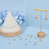 FIBLOOM 40Pcs 4 Styles Brass Connector Charms KK-FI0001-09-6