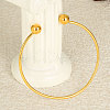 Classic 304 Stainless Steel Cuff Bangles QO4732-2-2