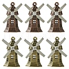 6Pcs 2 Colors Tibetan Style Alloy Pendants FIND-FS0002-56-1