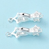 925 Sterling Silver Fold Over Clasps STER-D005-10S-2