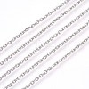 3.28 Feet 304 Stainless Steel Cable Chains X-CHS-L017-23A-1