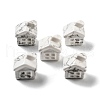 Natural Howlite Carved House Figurines DJEW-P015-01G-1-1