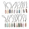 Natural Crushed Stone with Glass Bottle Decorations HJEW-Q003-01P-1