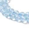Natural Topaz Crystal Beads Strands G-P514-A02-04-3