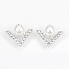 Alloy Rhinestone Pendants X-PALLOY-T027-03P-1