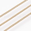 Ion Plating(IP) Handmade 304 Stainless Steel Curb Chains STAS-P200-26G-1