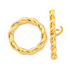 Brass Toggle Clasps KK-A223-16G-2
